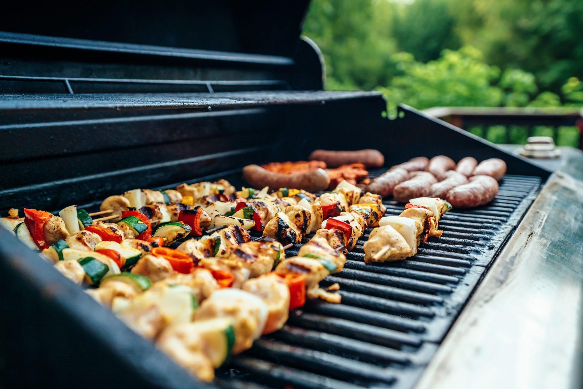 bbq in the garden